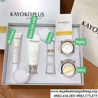 BỘ KAYOKO PLUS TRẮNG DA MỜ NÁM TÀN NHANG 5IN1