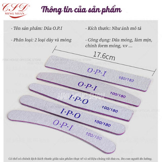 [O.P.I] Dũa móng chuyên dụng 150 / 180