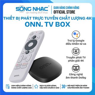 Tv box onn chất lượng 4k - thiết bị phát trực tuyến onn có remote