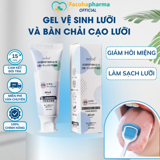 Gel vệ sinh lưỡi cạo lưỡi giúp làm sạch vôi lưỡi hiệu quả làm tươi mát hơi thở và giảm tình trạng hôi miêng
