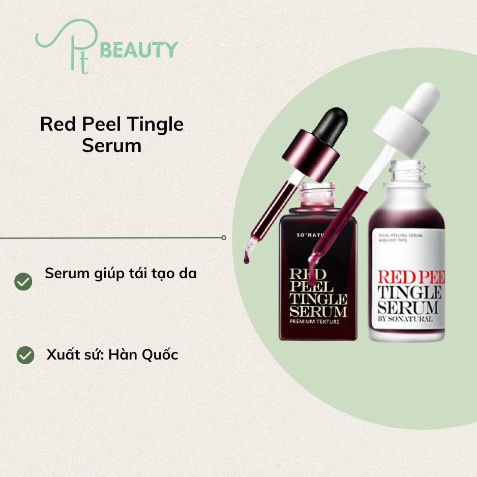 (Màu Đỏ) Thay Da Sinh Học Red Peel Tingle Serum