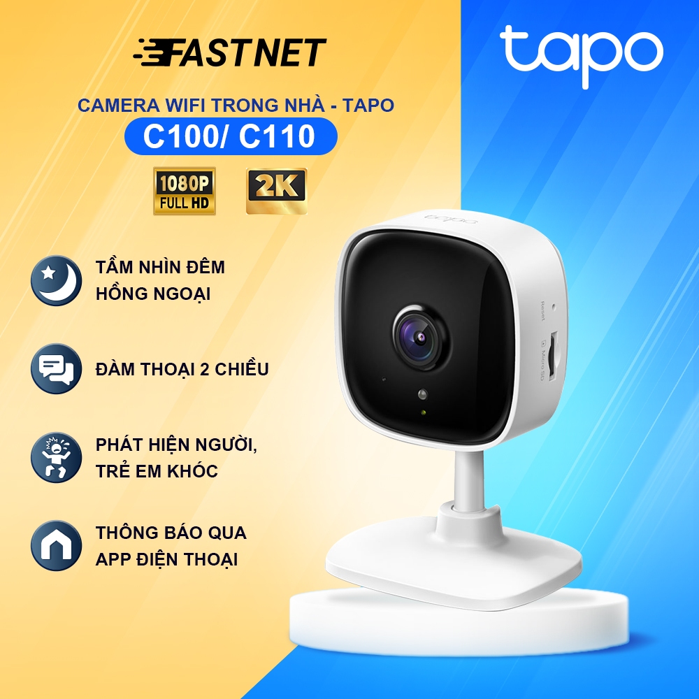 [Hỏa Tốc] Camera WiFi Thông Minh TP-Link Tapo C100 / C110 An Ninh Cho Gia Đình