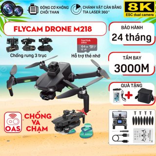 Play cam M218 pro, flycam chống rung 3 trục, drone GPS, máy bay động cơ không chổi than