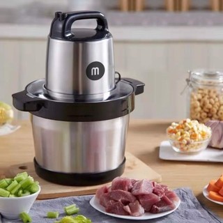 Máy xay thịt, giò chả đa năng công suất 1200w 6l mishio mk279 inox304 bền bỉ, an toàn vtv hyundai