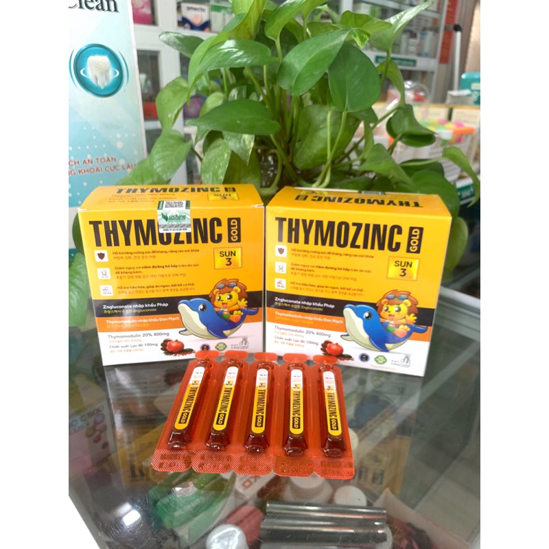 Siro Tăng Đề Kháng ThymozinC Gold_ Bổ sung kẽm,Thymomodulin tăng cường miễn dịch cho bé-ATPMC
