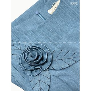 ANIE - Đầm Xanh Kết Hoa Lean - AN2282