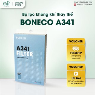 Bộ lọc không khí thay thế BONECO A341 - HEPA và than hoạt tính lọc bụi, khử mùi, dùng cho máy P340