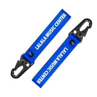 Móc khóa, Móc chìa khóa, Keychain - Lalala LMC (Lalala Music Center) - Blue, Khóa kim loại, Vải cao cấp, In chuyển nhiệt