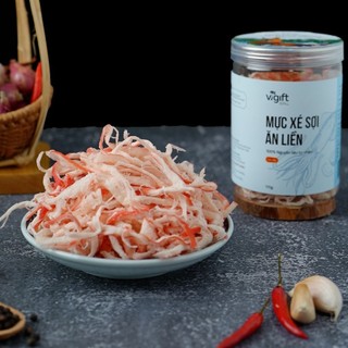 Mực Xé Sợi Ăn Liền Vigift - Đặc Sản Đà Nẵng Đồ Ăn Vặt Xé Sợi Ngọt Dai Không Cay