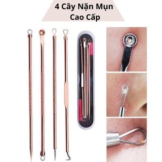 [ComBo] 4 Que Nặn Mụn An Toàn, Que Nặn Mụn Vàng Lửa [SaLe 99%] .[SCA]
