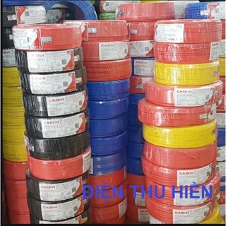 Dây điện đơn, cáp điện 1.5 - 2.5 Cadivi chính hãng (cuộn 50m)