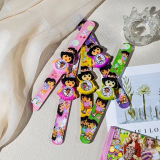 Đồng hồ trẻ em đập tay in hình cô bé xinh xắn