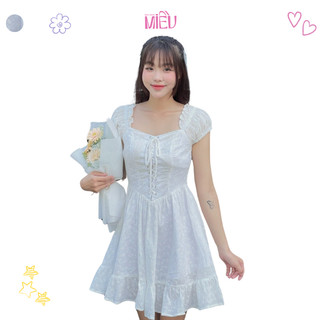 Đầm hoa cột dây nữ tính sang trọng Dorsy Miều Est.2013