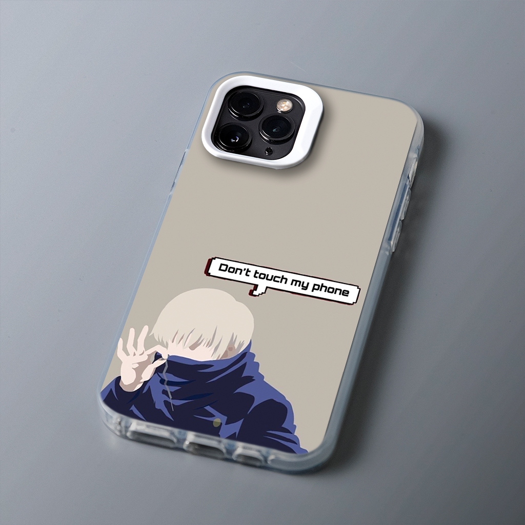 Ốp lưng iPhone silicone cao cấp Leocase Jujutsu Kaisen Anime Manga Toge Dont Touch My Phone cho iPho