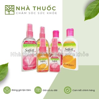 [Chính Hãng] Xịt và kem bôi muỗi Soffell hương hoa và cam (30,60,80ml)