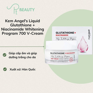 Kem Nám 7DAY Angel's Liquid Glutathione + Niacinamide Whitening Program 700 V-Cream
