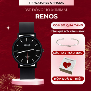 Đồng hồ nam chính hãng RENOS Tif Watches dây cao su cao cấp chống nước tốt sang trọng