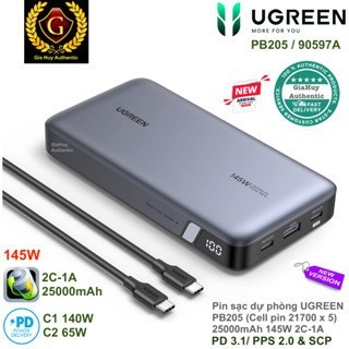 Pin sạc dự phòng Ugreen 90597A PB205 25188 PB720 60689 PB198 60873