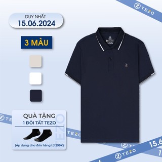 Áo polo nam Tezo thun nam ngắn tay Rayon 24APCT054