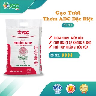 Gạo Thơm ADC Đặc biệt - Dẻo ngọt mềm cơm - Túi 5kg