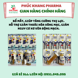 Dầu cá omega 369, hổ trợ giúp đôi mắt sáng khỏe