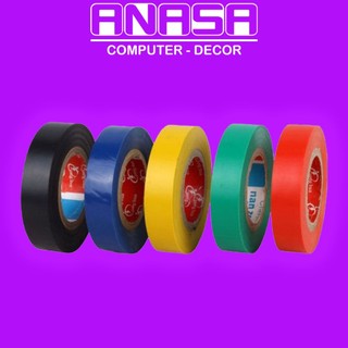 Băng Dính Cách Điện Nano 10Y Cuộn Nhiều Màu (trắng đen đỏ vàng xanh)