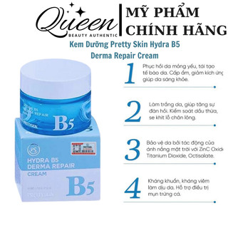 Kem dưỡng phục hồi và làm trắng da Prettyskin Hydra B5 Derma Repair Cream Pretty Skin 52ml