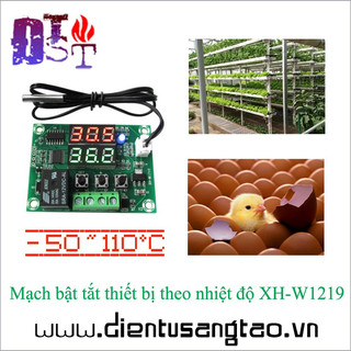 Mạch bật tắt thiết bị theo nhiệt độ XH-W1219