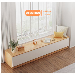 Tủ quần áo đựng đồ đa năng chất liệu gỗ mdf cao cấp, nhiều ngăn, sức chứa lớn, tiện ích thương hiệu DECOMAN - H05