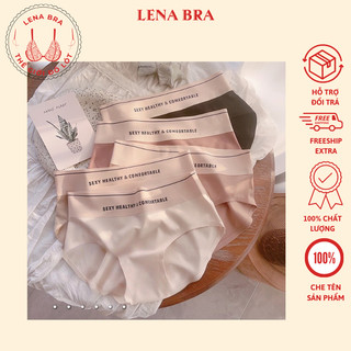 Quần lót nữ lena, quần ql136 đúc su lạnh cạp cao tàng hình chữ sexy