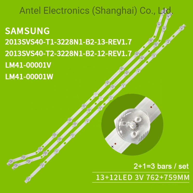 Samsung 40H5303 - Bộ 3 thanh Led (2 cong 1 thẳng) cho Tivi Samsung 40H5203 40EH5300 D3GE-400SMA-R2