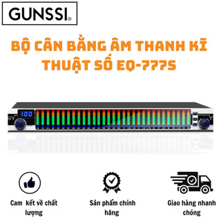LỌC XÌ - Bộ cân bằng âm thanh kĩ thuật số EQ-777S-đèn LED kết hợp với màn hình 31 băng tần cho âm thanh nổi