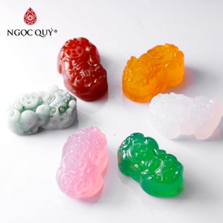 Charm đá tỳ hưu đá thiên nhiên size nhỏ làm vòng tay, mặt dây chuyền - Ngọc Quý