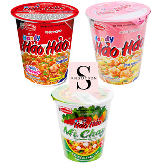  Thùng 24 ly - Mì Ly Hảo Hảo tôm chua cay Tomyum Chay 67g 