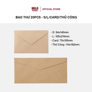 Bao thư 20pcs - s/l muji