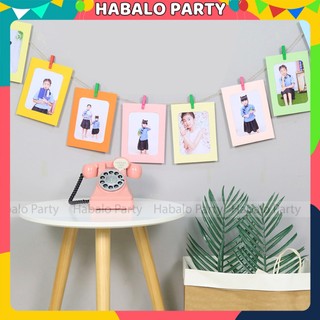 Dây Treo Ảnh Trang Trí Sinh Nhật, Decor Phòng Ngủ