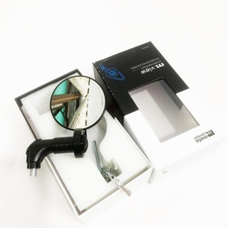 Gương,kính chiếu hậu tròn Mview Motogadget cho xe SH, Vespa, Exciter, Wave, Sirius, winner x mặt kính trắng.