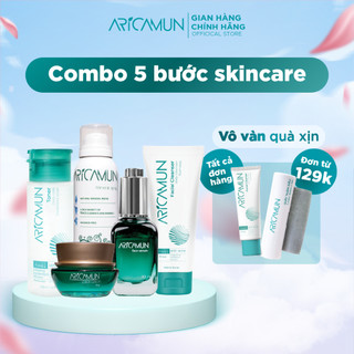 Bộ sản phẩm chăm sóc da dược mỹ phẩm aricamun làm sạch,cấp ẩm dưỡng da