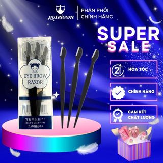 Set 3 dạo cạo lông mày cán dài kai