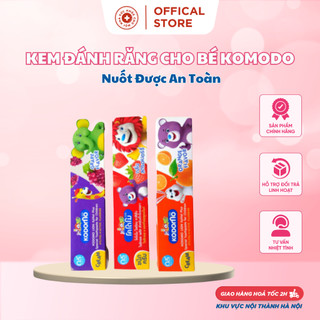 Kem Đánh Răng Cho Bé Komodo Thái Lan 65gr Nuốt Dược An Toàn