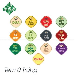 Set 5 Tấm Tem Nhân Không Trứng