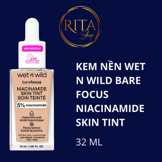  Kem nền Wet n Wild Bare Focus Niacinamide Skin Tint 32ml 