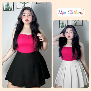 Chân váy tennis bigsize lưng cao xếp ly dễ thương có lót bảo hộ chất vải tuyết mềm mát CV10