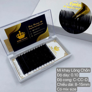 Mi khay Lông Chồn Cao Cấp_Cong C-CC-D_Dày 0.10_Dài 8-15mm_Dụng cụ nối mi _ Huy Hoàng Mi