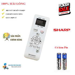 Remote Điều khiển điều hòa Sharp Comfort các dòng 1 chiều 2 chiều Sharp Inverter- Hàng chính hãng 100% Tặng kèm Pin!!