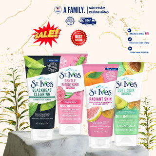 [ Nhiều Mùi ] Sữa Rửa Mặt Sáng Da Cấp Ẩm St.Ives 170G - HÀNG CHUẨN MỸ