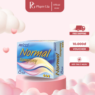Băng Vệ Sinh Đặt Trong Micci Lady Tampons Normal Cao Cấp Tiện Lợi 8 Miếng