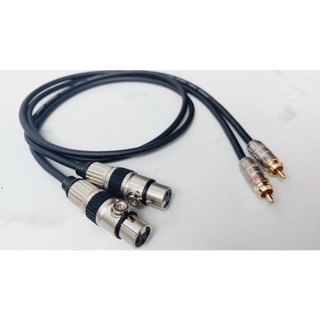 Cặp dây canon cái ra av hoa sen loại tốt, dài 0.3m-0.5m-0.8m-1m-1.5m-2m-3m- dây tín hiệu canon ra av