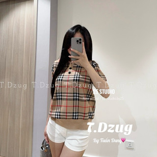Áo len BBR Kẻ Cổ Bẻ