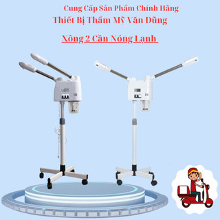 Máy xông mặt 2 cần - 2 chức năng nóng và lạnh | Máy xông hơi 2 cần nóng lạnh